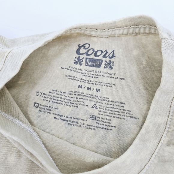 Coors Banquet Rodeo Bull Beer Graphic Tee Unisex - Picture 7 of 9